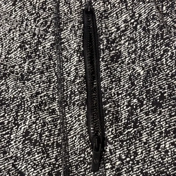 Lululemon Define Jacket Black and White Splatter Speckled 10 - Picture 2 of 12